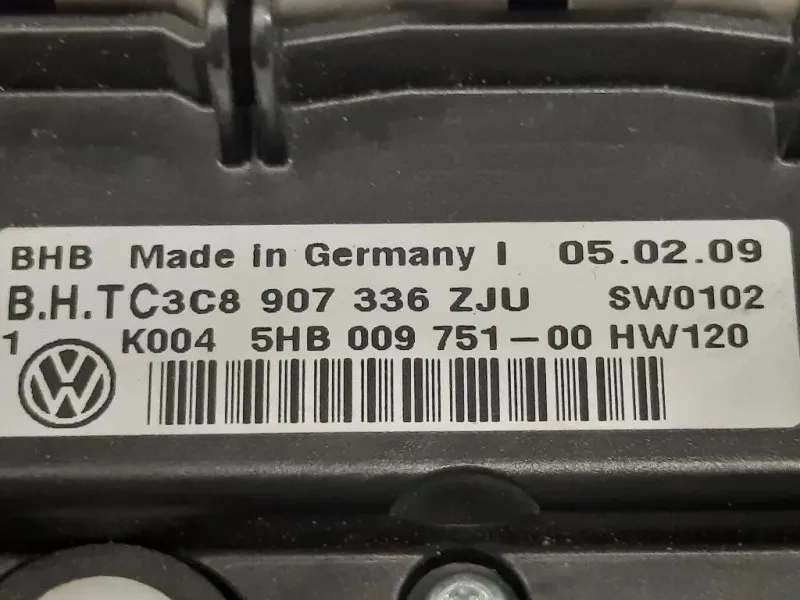 Modulo Comando Riscaldamento Clima 5HB009751-00 Volkswagen GOLF VI 2009