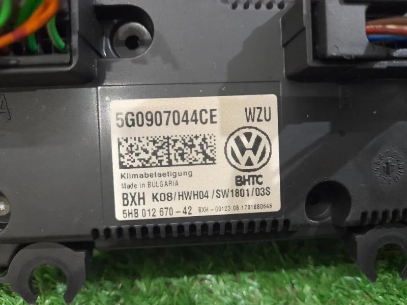 Modulo Comando Riscaldamento Clima 5G0907044CE Volkswagen GOLF VII 2013