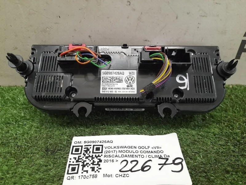 Modulo Comando Riscaldamento Clima 5G0907426AQ Volkswagen GOLF VII 2017