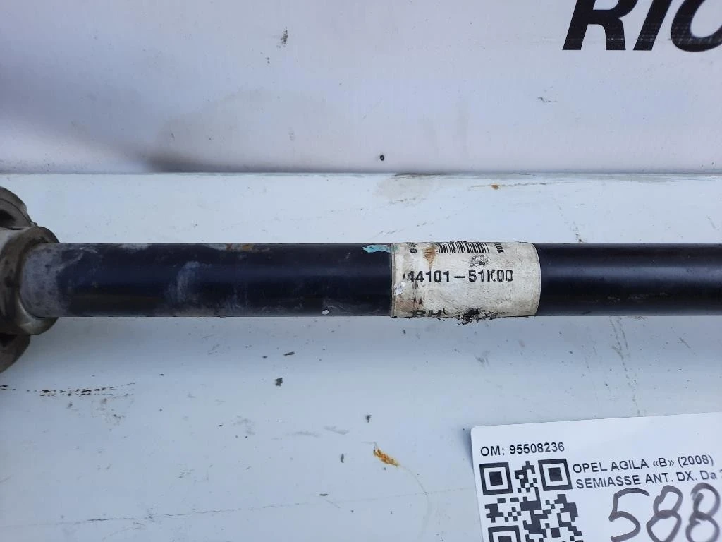 Semiasse ANT DX 95508236 Opel Agila B 2008