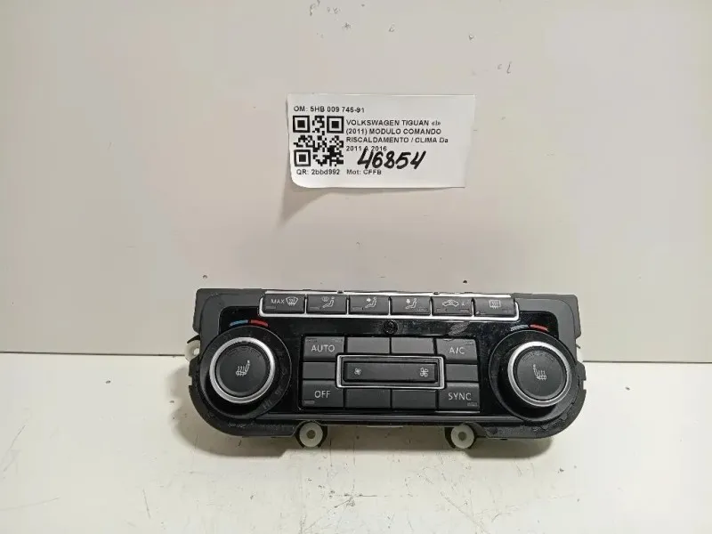 Modulo Comando Riscaldamento Clima 5HB 009 746-91 Volkswagen Tiguan I 2011