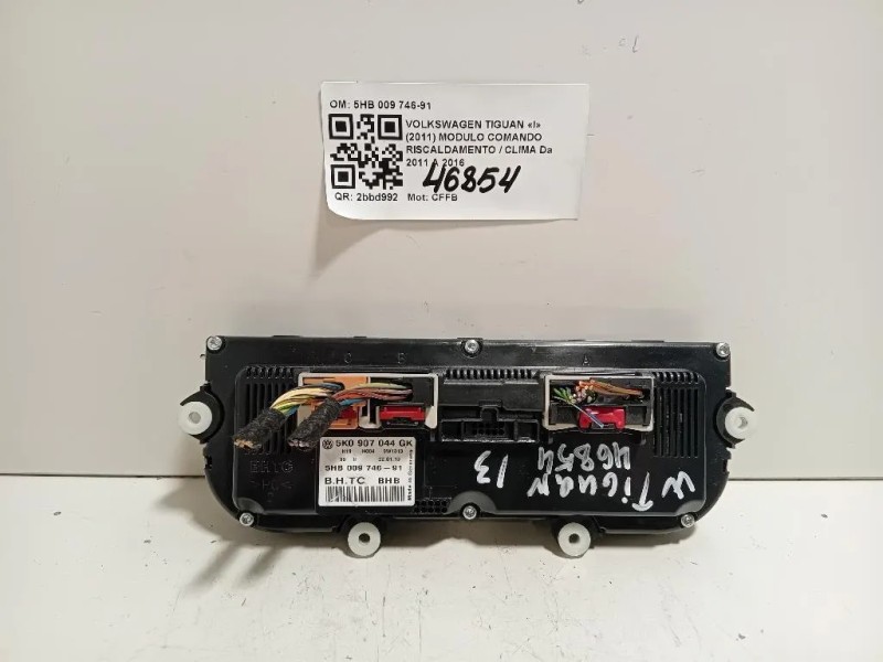 Modulo Comando Riscaldamento Clima 5HB 009 746-91 Volkswagen Tiguan I 2011