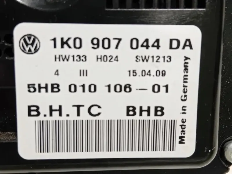 Modulo Comando Riscaldamento Clima 1K0907044DA Volkswagen Tiguan I 2011