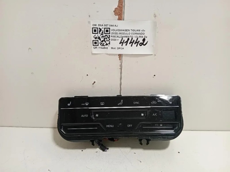 Modulo Comando Riscaldamento Clima 5NA 907 044 AJ Volkswagen Tiguan II 2020