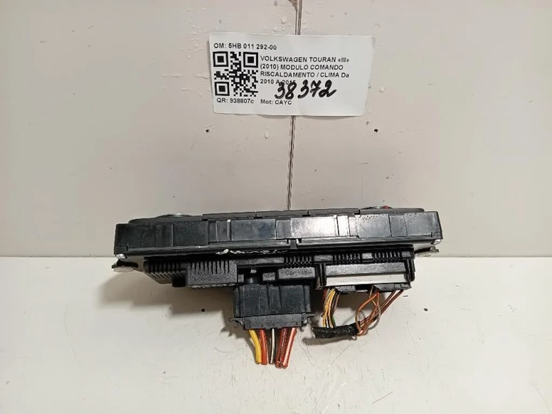 Modulo Comando Riscaldamento Clima 5HB 011 292-00 Volkswagen Touran III 2010