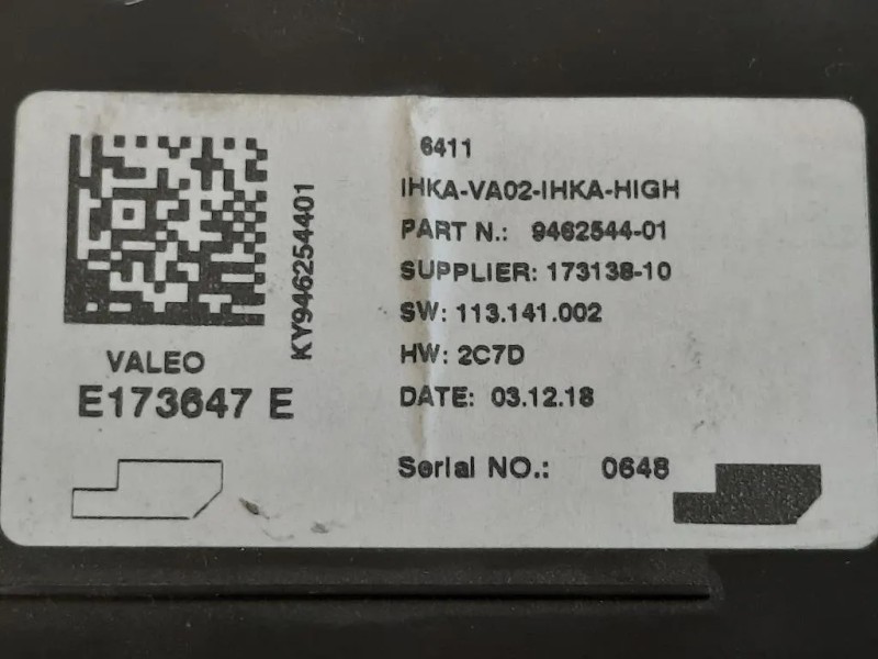 Modulo Comando Riscaldamento Clima POST 173138-10 RISCALDATORE ARIA BMW Bmw Serie 3 F30 Berlina 2012