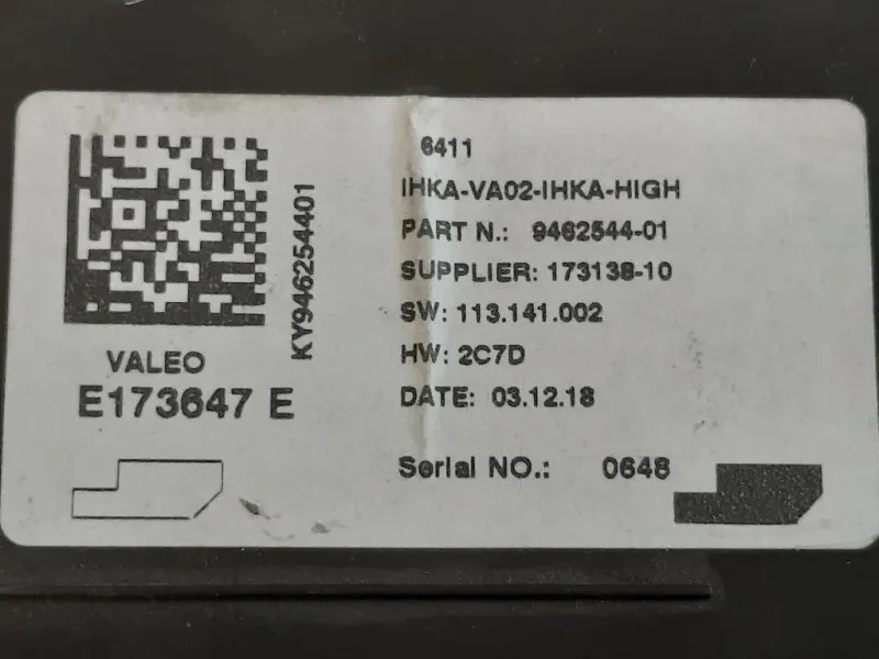 Modulo Comando Riscaldamento Clima POST 173138-10 RISCALDATORE ARIA BMW Bmw Serie 3 F30 Berlina 2012