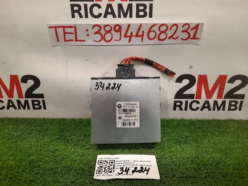 Modulo Convertitore DI Tensione 61429127088 Bmw Serie 1 E87 Berlina 2005