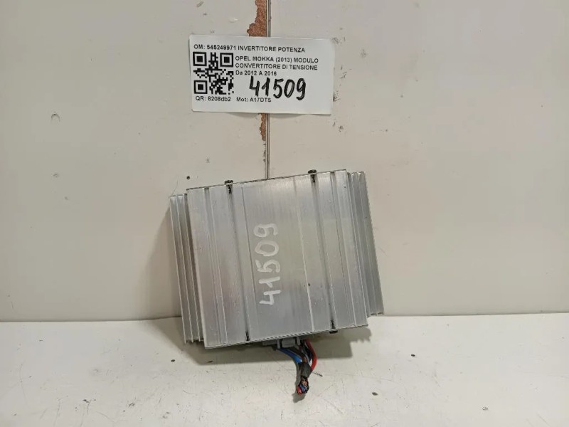 Modulo Convertitore DI Tensione 545249971 INVERTITORE POTENZA Opel Mokka 2013