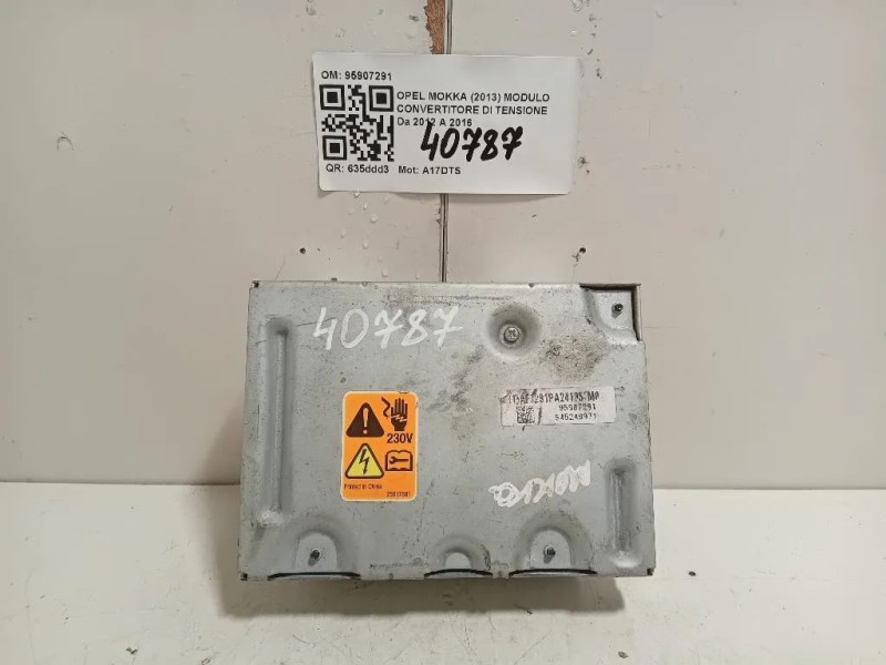 Modulo Convertitore DI Tensione 95907291 Opel Mokka 2013