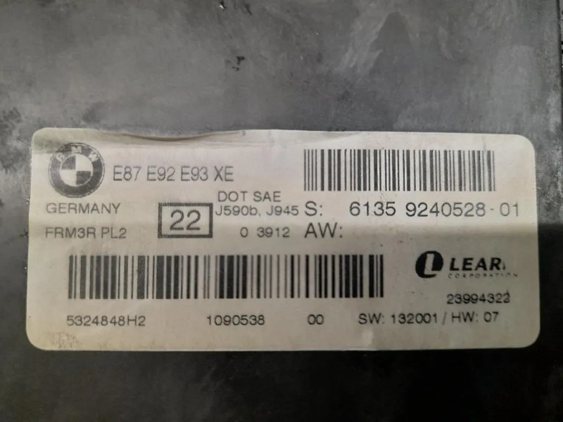 Modulo DI Tensione Xenon 9240528 Bmw Serie 1 E87 Berlina 2005