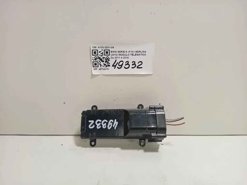 Modulo Telematico 4700-2201-09 Bmw Serie 5 F10 Berlina 2010