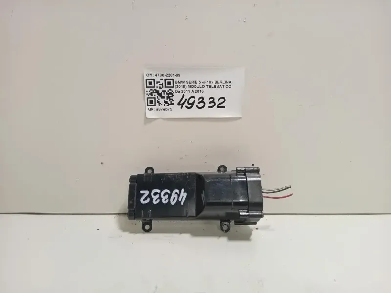 Modulo Telematico 4700-2201-09 Bmw Serie 5 F10 Berlina 2010