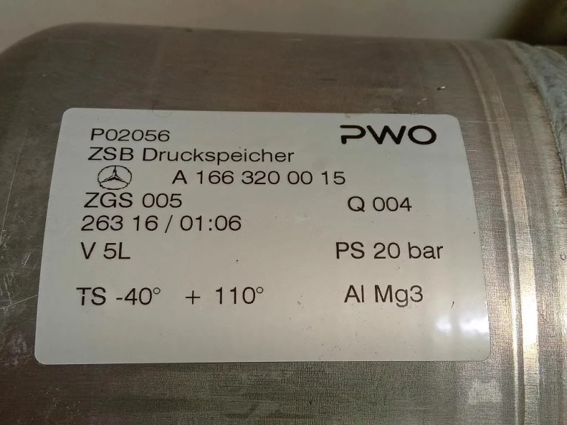 Molla Ammortizzatore Pneumatica ANT DX A166 320 00 15 Mercedes Classe GLE W166 2015