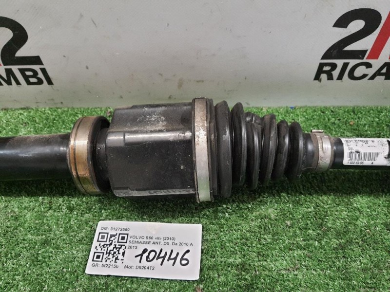 Semiasse ANT DX 31272550 Volvo S60 II 2010