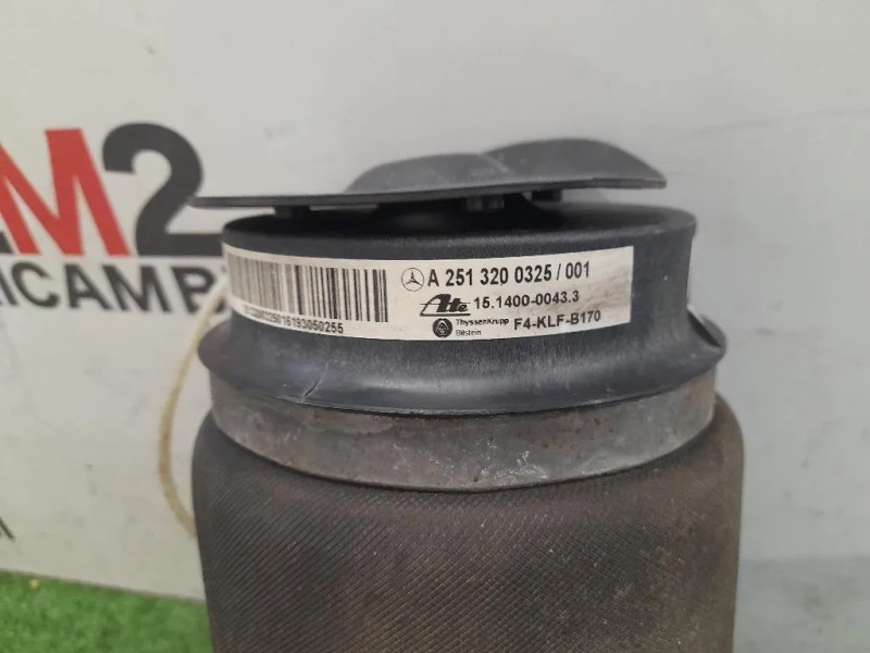 Molla Ammortizzatore Pneumatica POST DX A2513200325 Mercedes Classe R W251 2006