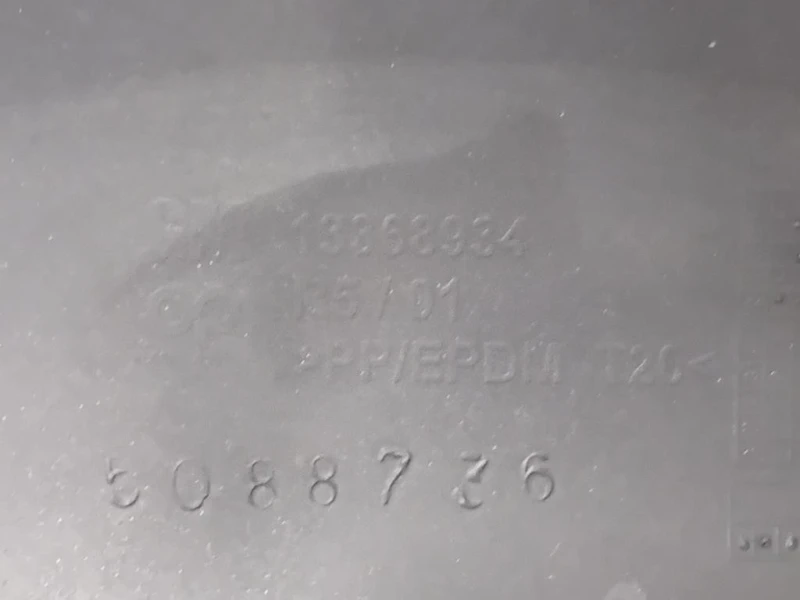 Paraurti POST 13368934 Opel Astra J 2012