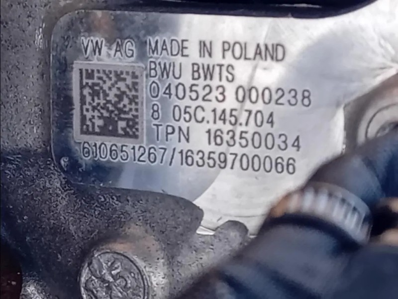 Motore Completo DLAA 110 CV 82 KW Audi A1 GBH Allstreet 2022