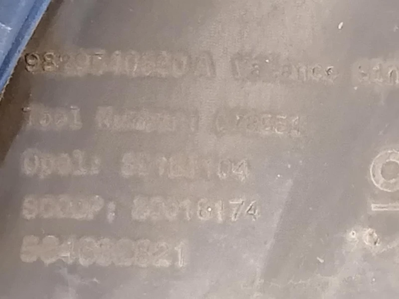 Paraurti POST 166335701T CON SENSORI Opel Corsa F 2019