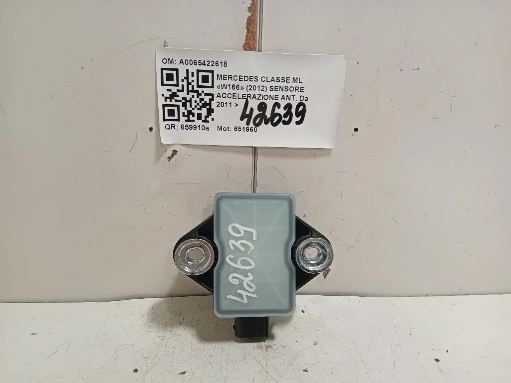 Sensore Accelerazione ANT A0065422618 Mercedes Classe ML W166 2012