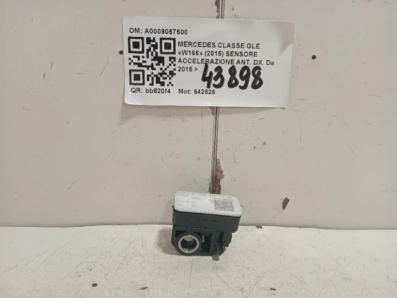 Sensore Accelerazione ANT DX A0009057600 Mercedes Classe GLE W166 2015