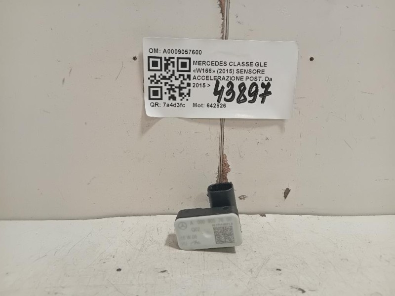 Sensore Accelerazione POST A0009057600 Mercedes Classe GLE W166 2015