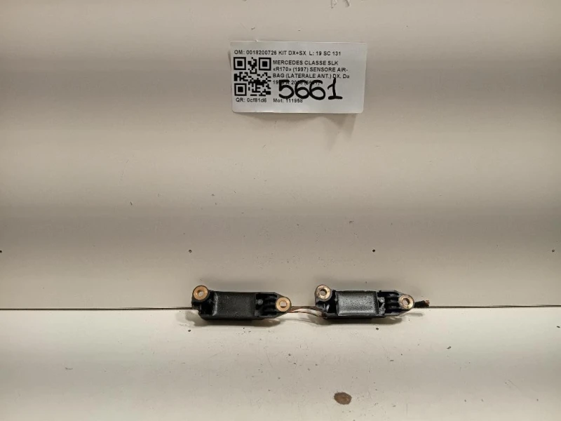 Sensore Air-bag Laterale ANT DX 0018200726 KIT DX+SX Mercedes Classe SLK R170 1997