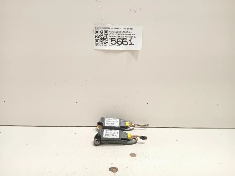 Sensore Air-bag Laterale ANT DX 0018200726 KIT DX+SX Mercedes Classe SLK R170 1997