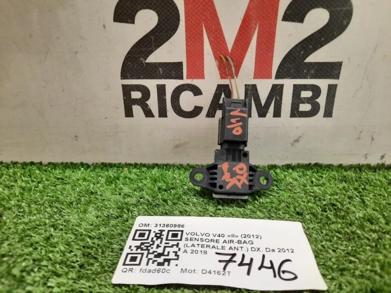 Sensore Air-bag Laterale ANT DX 31360986 ANT DX Volvo V40 II 2012