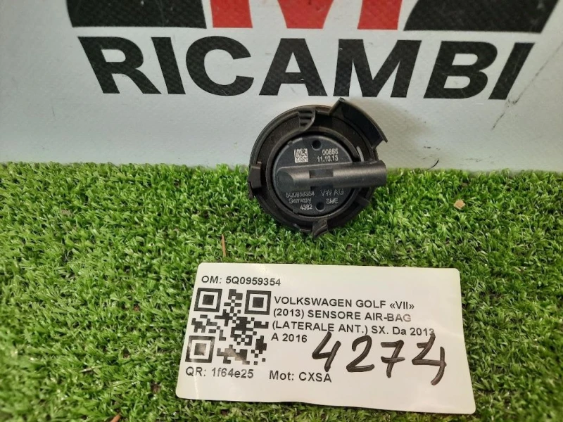 Sensore Air-bag Laterale ANT SX 5Q0959354 LATERALE SX Volkswagen GOLF VII 2013