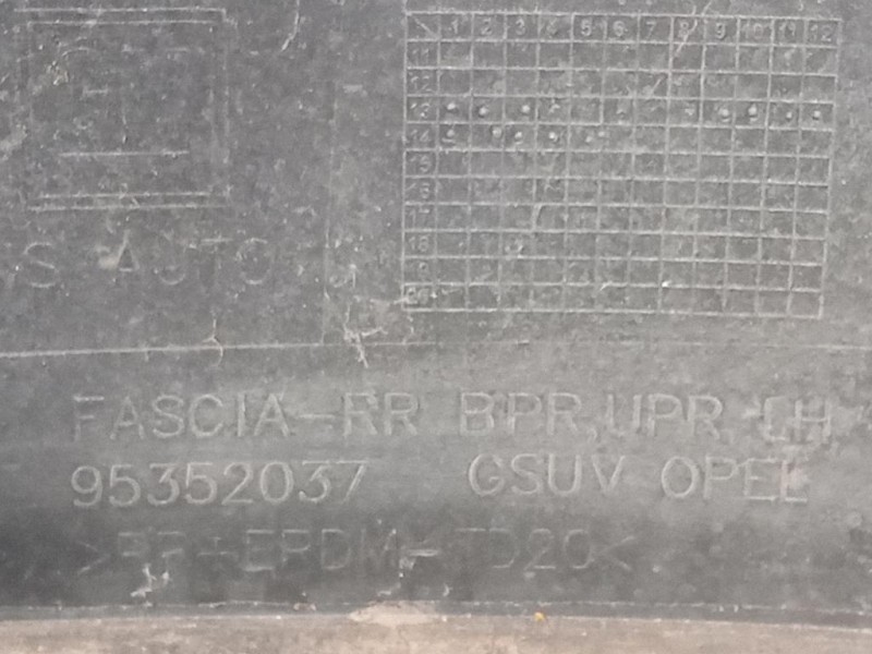 Paraurti POST 95352038 Opel Mokka 2013