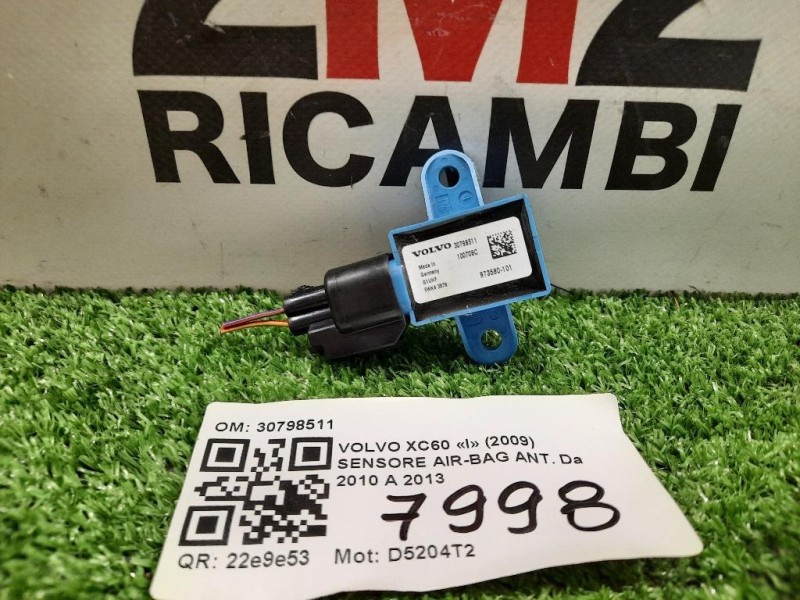 Sensore Air-bag ANT 30798511 Volvo XC60 I 2009