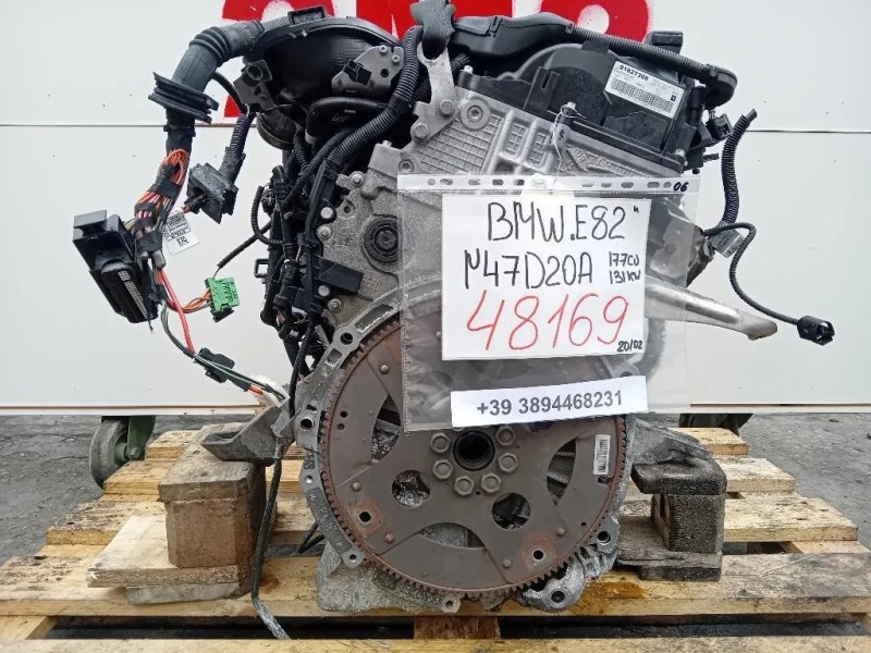 Motore Completo N47D20A 177 CV 131 KW Bmw Serie 1 E82 Coupe 2005