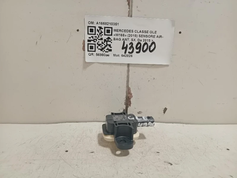 Sensore Air-bag ANT SX A1668210351 Mercedes Classe GLE W166 2015