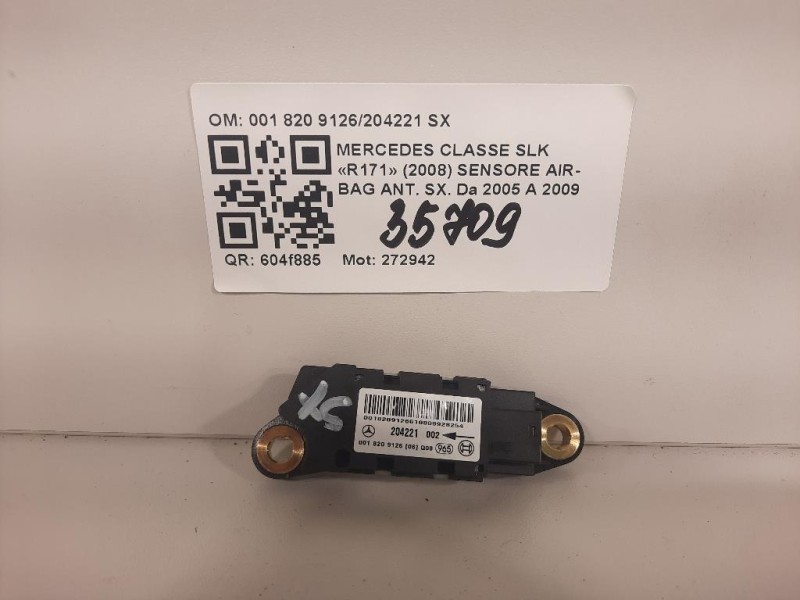 Sensore Air-bag ANT SX 001 820 9126204221 SX Mercedes Classe SLK R171 2008