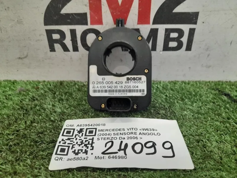 Sensore Angolo Sterzo A6395420018 Mercedes VITO W639 2004