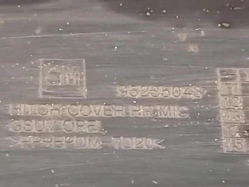 Paraurti POST 95235643 Opel Mokka X 2016