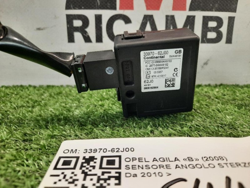 Sensore Angolo Sterzo 33970-62J00 Opel Agila B 2008