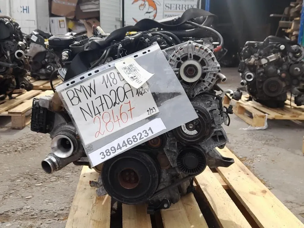 Motore Completo N47D20A 143CV 105KW Bmw Serie 1 E87 Berlina 2005