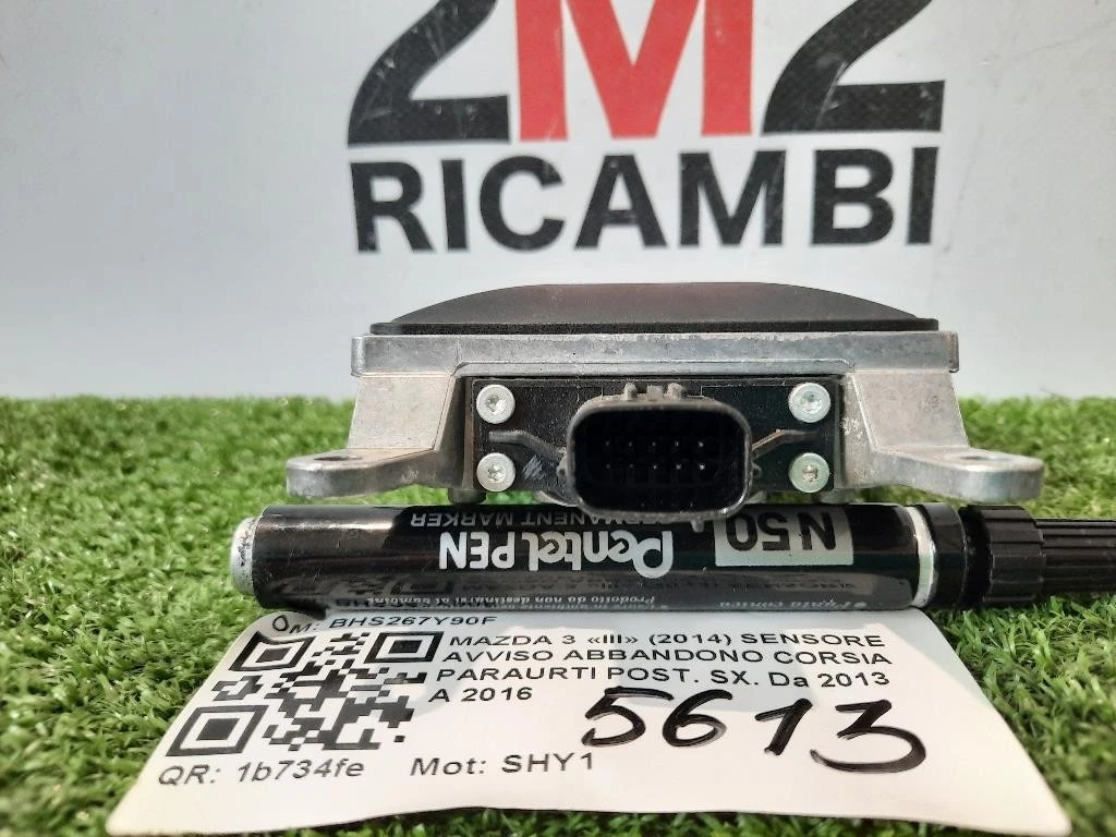 Sensore Avviso Abbandono Corsia Paraurti POST SX BHS267Y90F Mazda 3 III 2014