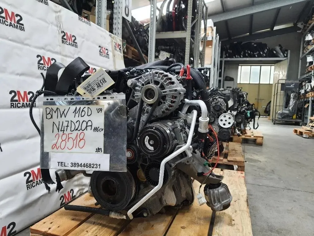 Motore Completo N47D20A 116CV Bmw Serie 1 E87 Berlina 2005