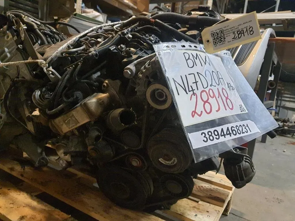 Motore Completo N47D20A 143 CV Bmw Serie 1 E87 Berlina 2005