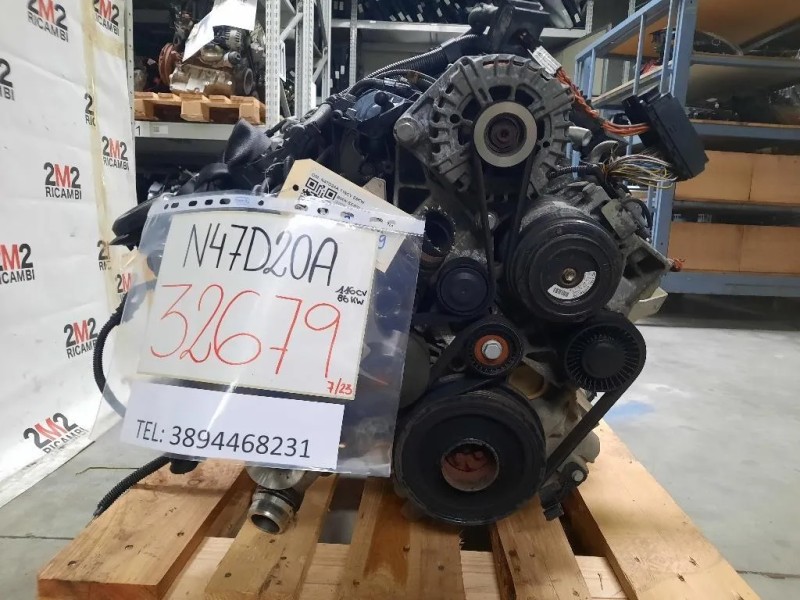 Motore Completo N47D20A 116CV 85KW Bmw Serie 1 E87 Berlina 2005