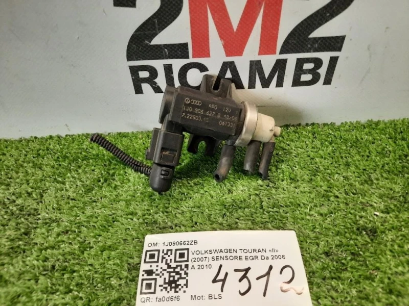 Sensore EGR 1J0906627B Volkswagen Touran II 2007