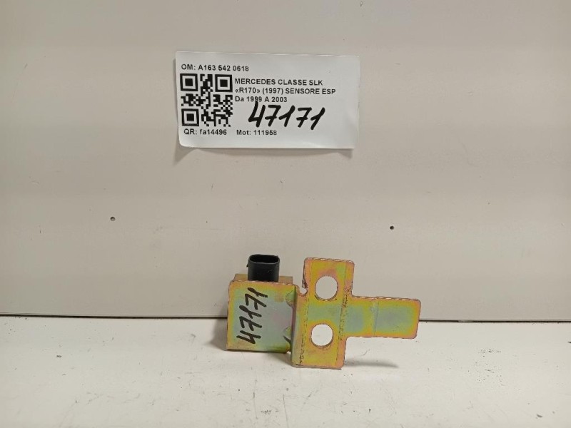 Sensore ESP A163 542 0618 Mercedes Classe SLK R170 1997