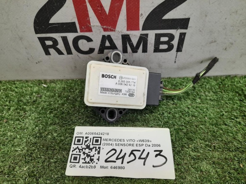 Sensore ESP A0065424218 Mercedes VITO W639 2004