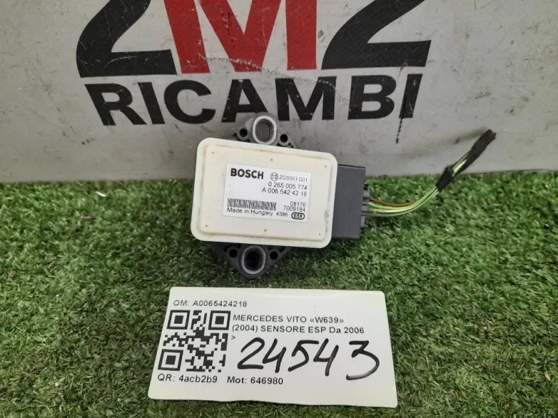 Sensore ESP A0065424218 Mercedes VITO W639 2004
