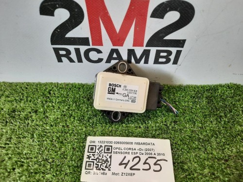 Sensore ESP 13221030 0265005608 SENSORE IMBARDATA Opel Corsa D 2007