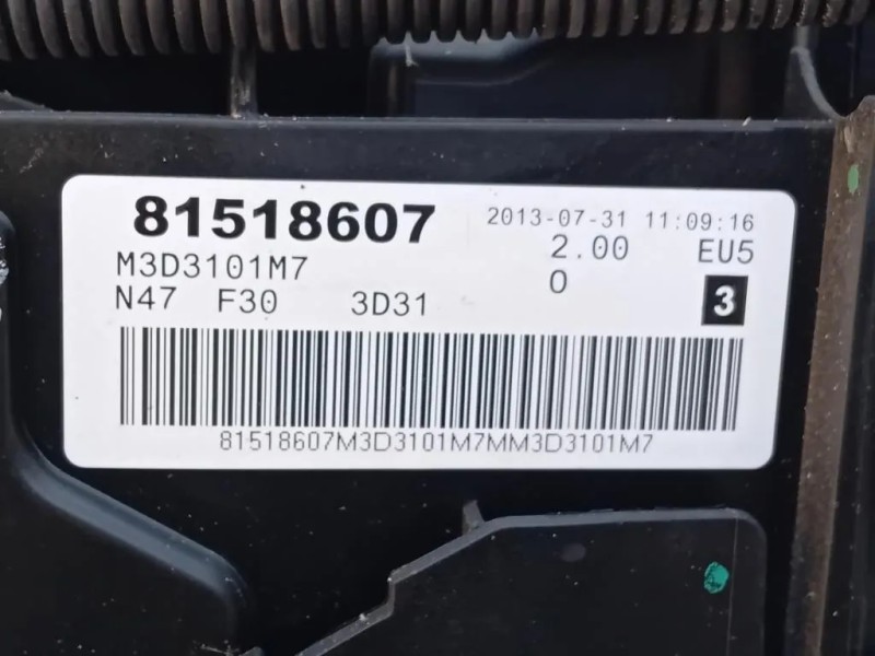 Motore Completo N47D20C 184 CV 135 KW Bmw Serie 1 F20 Berlina 2012