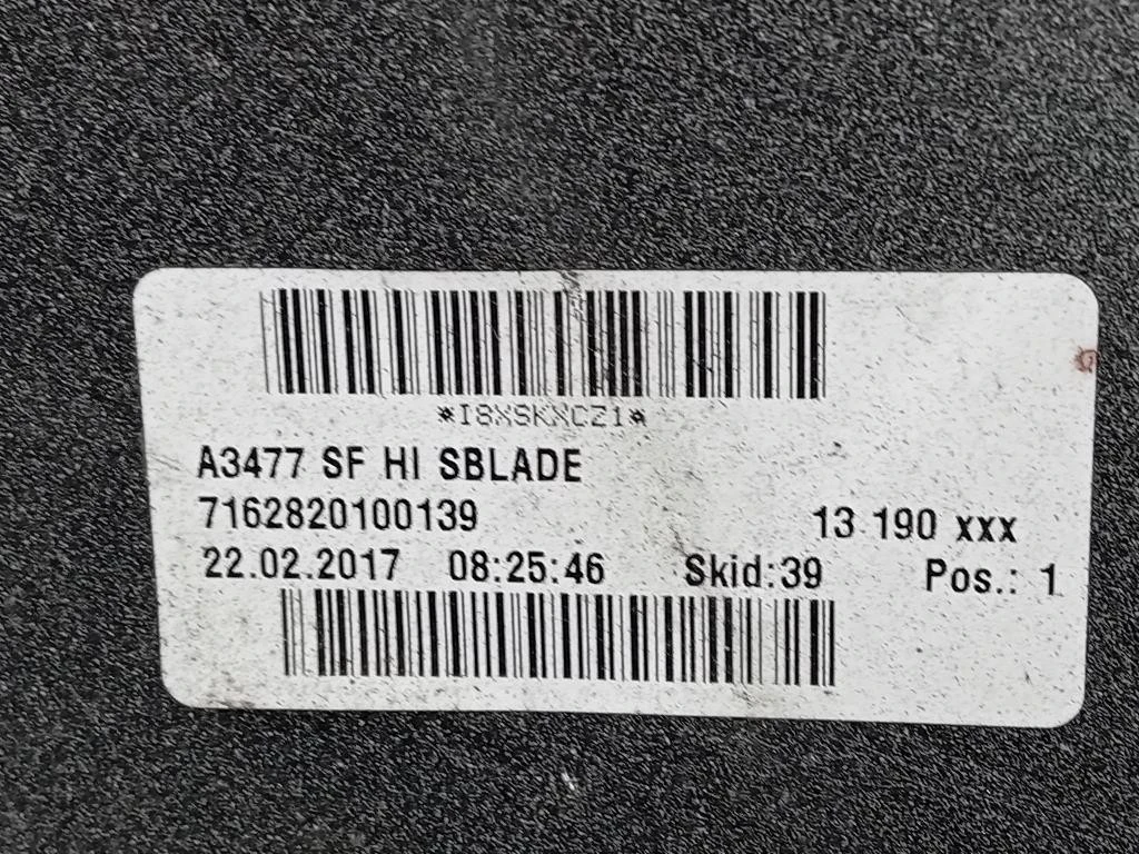 Paraurti POST 20951267 Opel Zafira C 2012